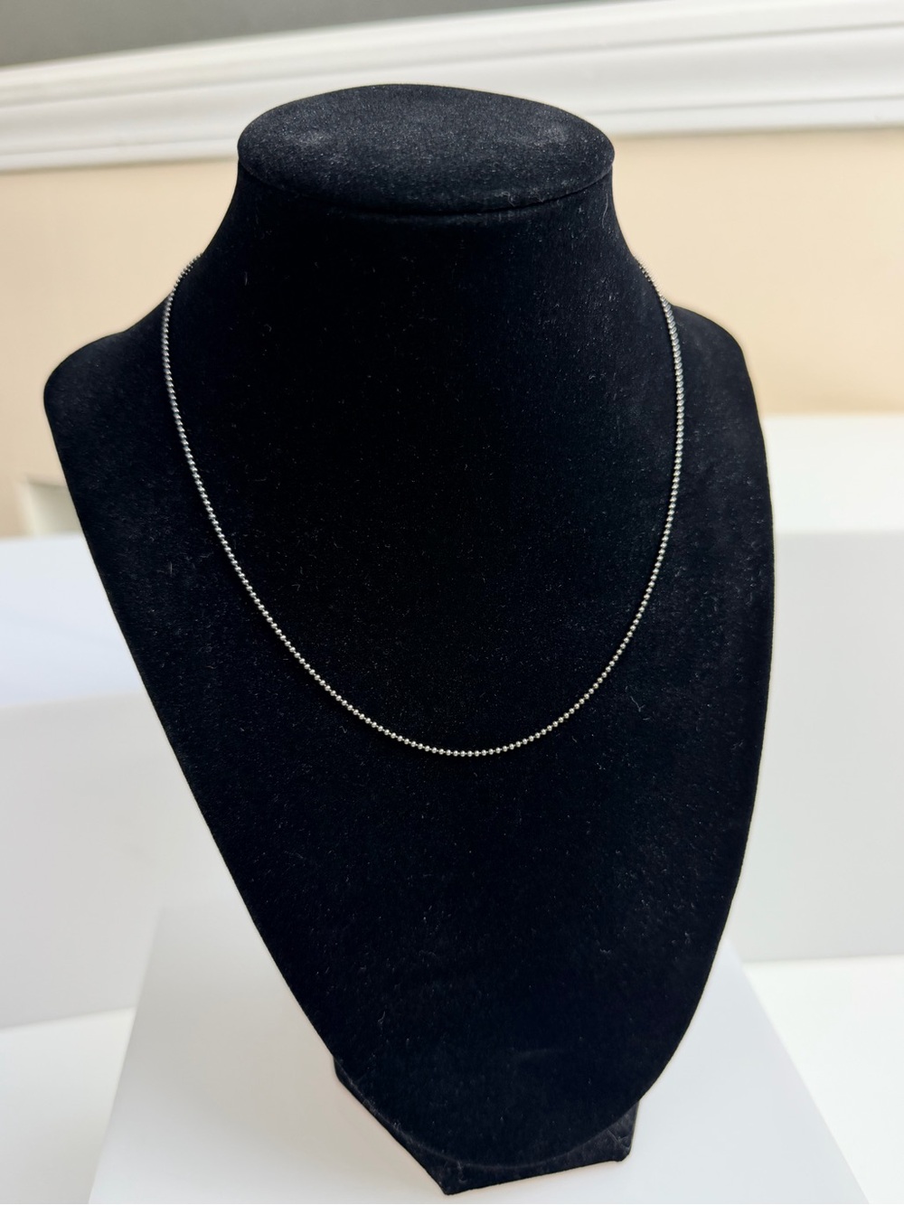Rachel Lynn x Corri Lynn 16 inch Black Rhodium Ball Chain Necklace